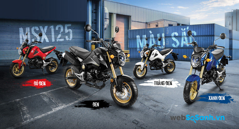 Honda MSX 125 dòng xe tay côn cho người có chiều cao khiêm tốn