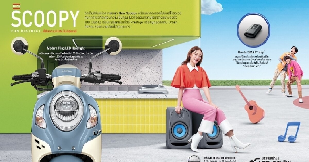 Honda Scoopy 2022 nhập khẩu Thái Lan có gì đặc biệt mà giá tới 80 triệu đồng?