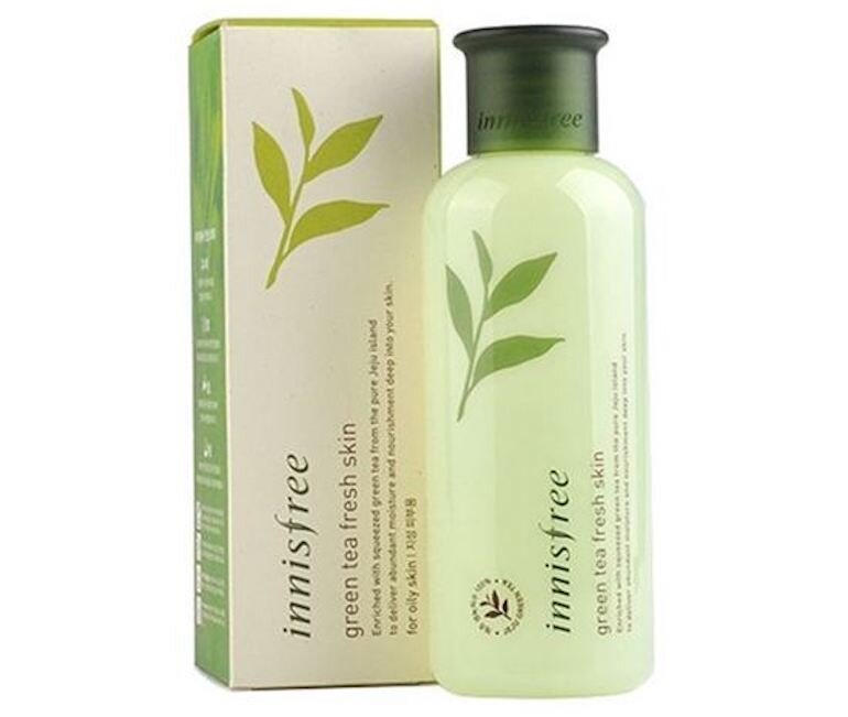 Nước hoa hồng cho da dầu Innisfree green tea fresh skin