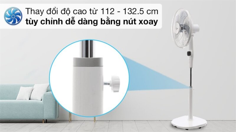 4 đặc điểm nổi bật của quạt cây Midea FS40-15DR hấp dẫn người dùng Việt