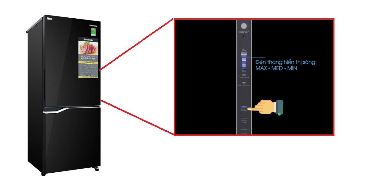 Hướng dẫn cách đặt và điều chỉnh nhiệt độ ngăn mát tủ lạnh Panasonic sao cho phù hợp nhất