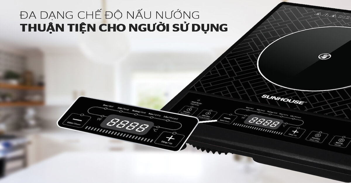 Hướng dẫn cách dùng bếp hồng ngoại Sunhouse shd6011 chi tiết