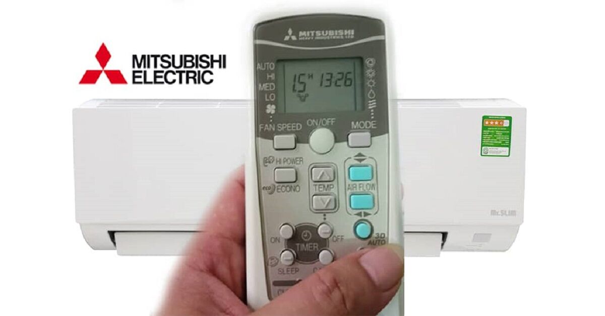 Hướng dẫn cách dùng điều khiển điều hòa Mitsubishi Electric 2023