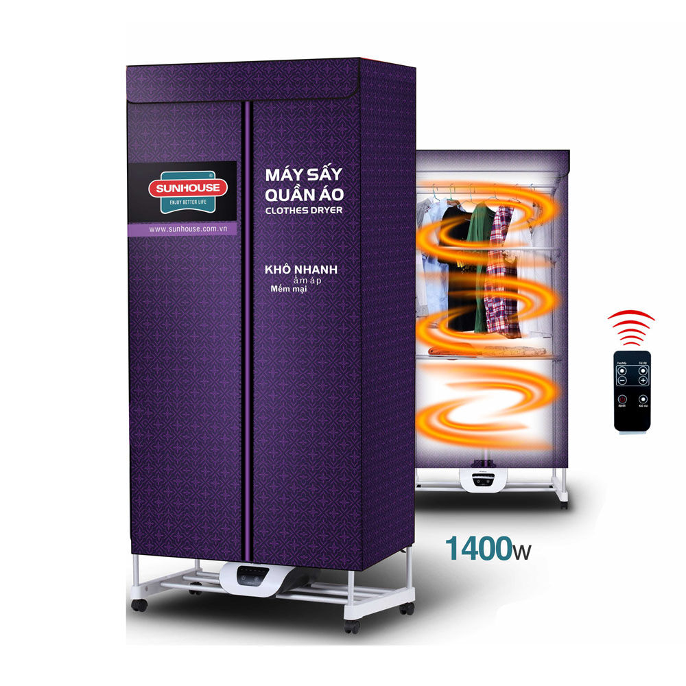Hướng dẫn cách dùng máy sấy quần áo Sunhouse giá rẻ
