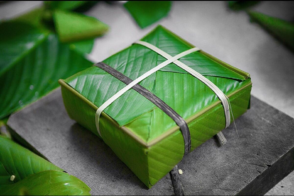 Hướng dẫn cách gói bánh chưng bằng lá dong nhanh - ngon - đẹp