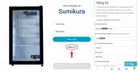 Hướng dẫn cách kích hoạt bảo hành tủ mát Sumikura 1 cánh 95lít SKSC-95WX-FR chính hãng