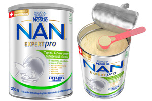 Hướng dẫn cách pha sữa Nan Expert Pro Total Comfort 380g