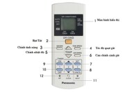 Hướng dẫn cách sử dụng điều khiển điều hòa Panasonic