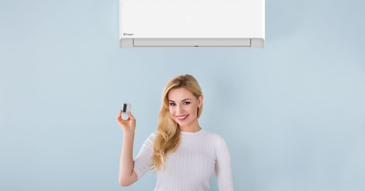Hướng dẫn cách sử dụng remote điều hòa Casper 24000 BTU LC-24FS32