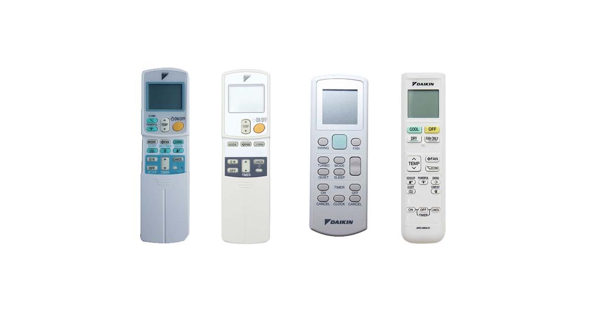 Hướng dẫn cách thay pin trên điều khiển điều hòa Daikin
