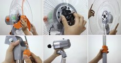 Hướng dẫn cách vệ sinh quạt cây - đứng Cerano VFD-407 đúng chuẩn