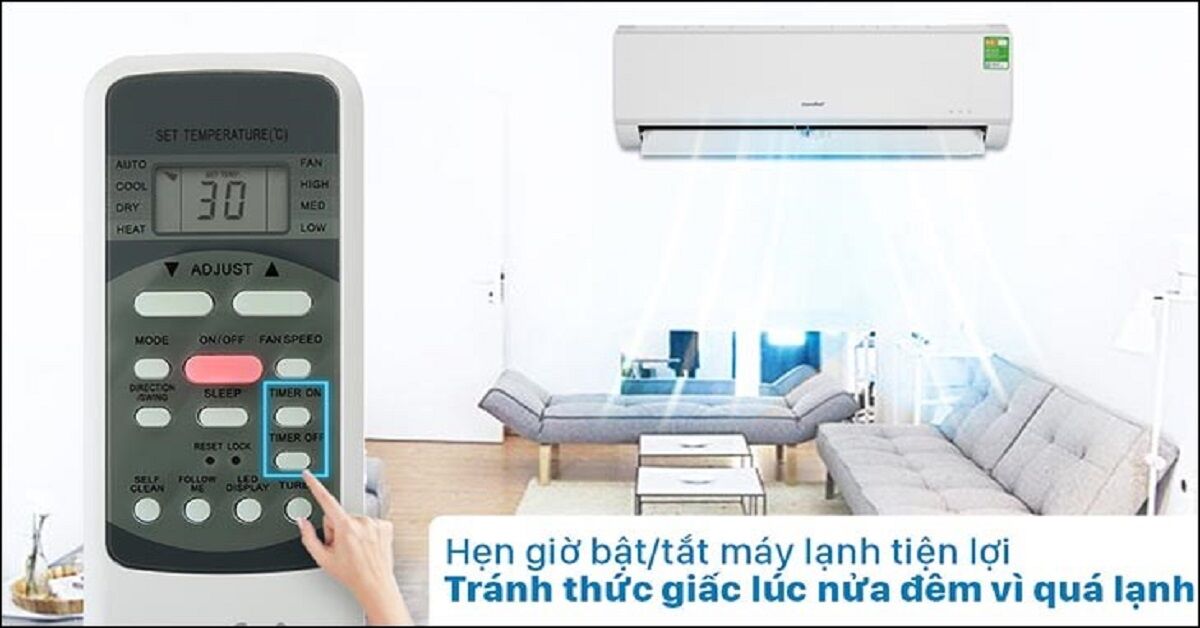 Hướng dẫn chi tiết cách sử dụng điều khiển điều hòa Comfee
