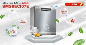 Hướng dẫn chi tiết cách sử dụng máy rửa bát Bosch SMS6ECI07E