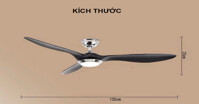 Hướng dẫn lựa chọn kích thước quạt trần phù hợp