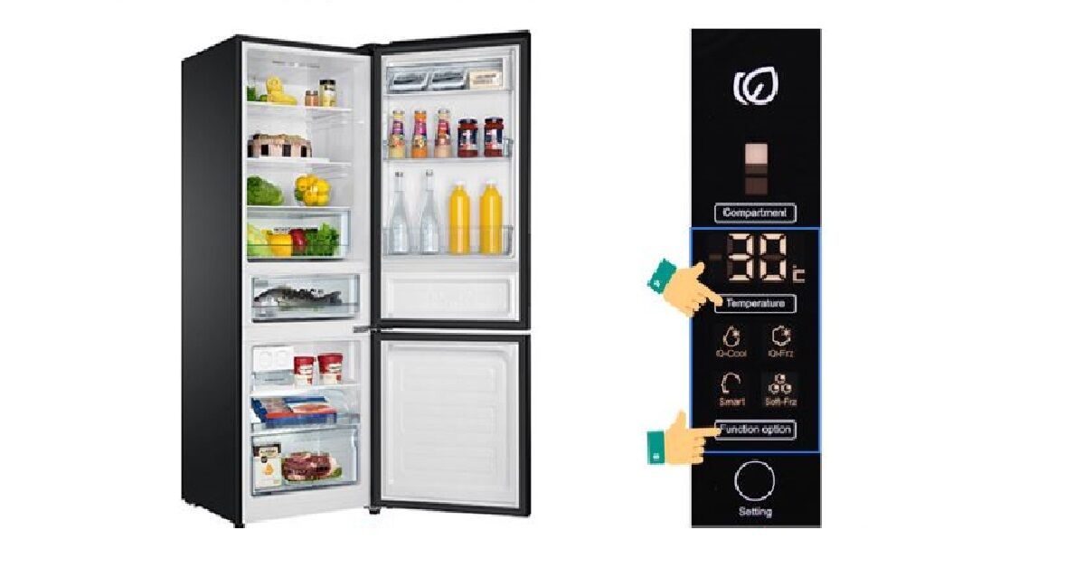 Hướng dẫn sử dụng bảng điều khiển tủ lạnh Aqua ngăn đá dưới