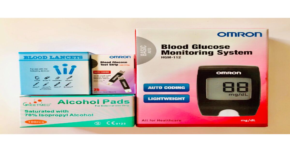 Hướng dẫn sử dụng máy đo đường huyết Omron HGM-112