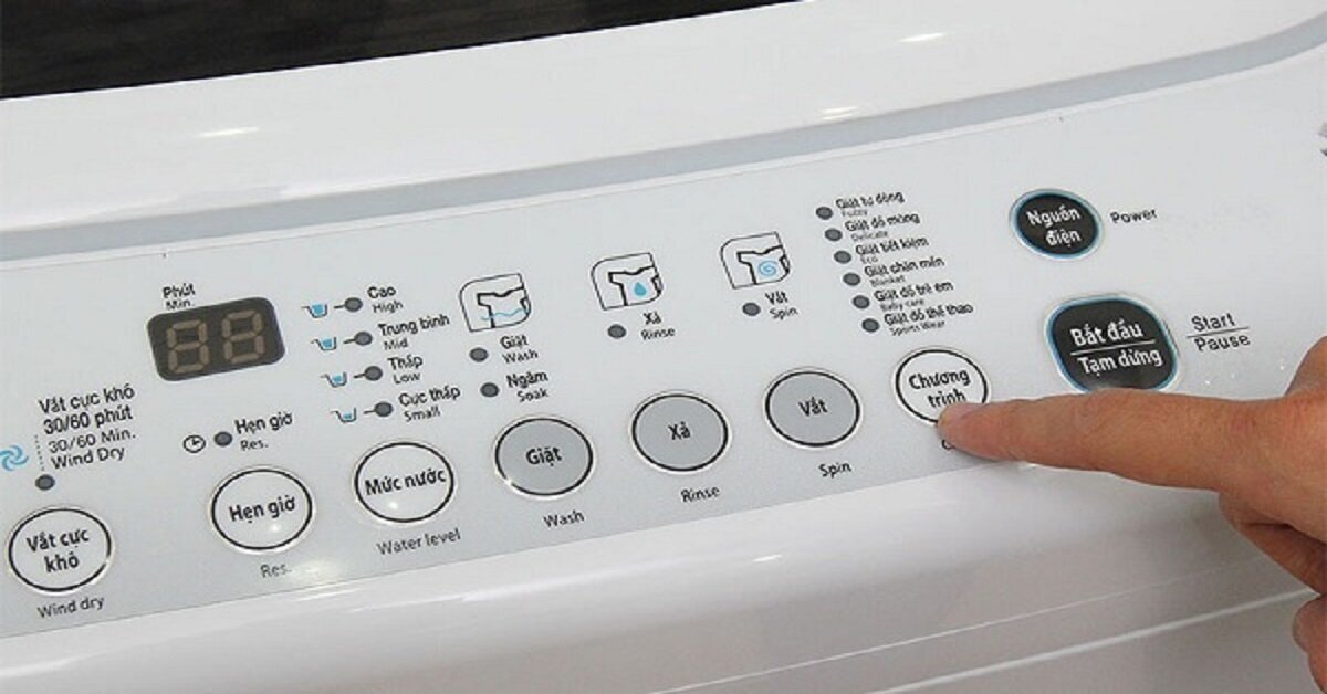 Hướng dẫn sử dụng máy giặt Sharp 8kg hiệu quả, an toàn