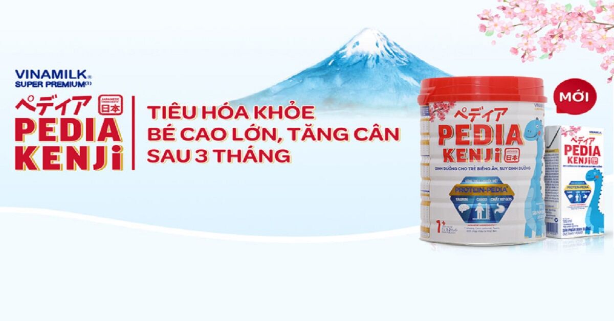 Hướng dẫn sử dụng sữa Pedia Kenji đúng cách