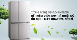 Hướng dẫn sử dụng tủ lạnh Mitsubishi Inverter 635 lít MR-LA78ER-GSL hiệu quả và tiết kiệm điện