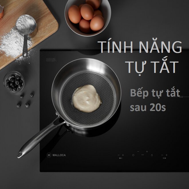 Bếp từ âm 2 vùng nấu Malloca MI-02