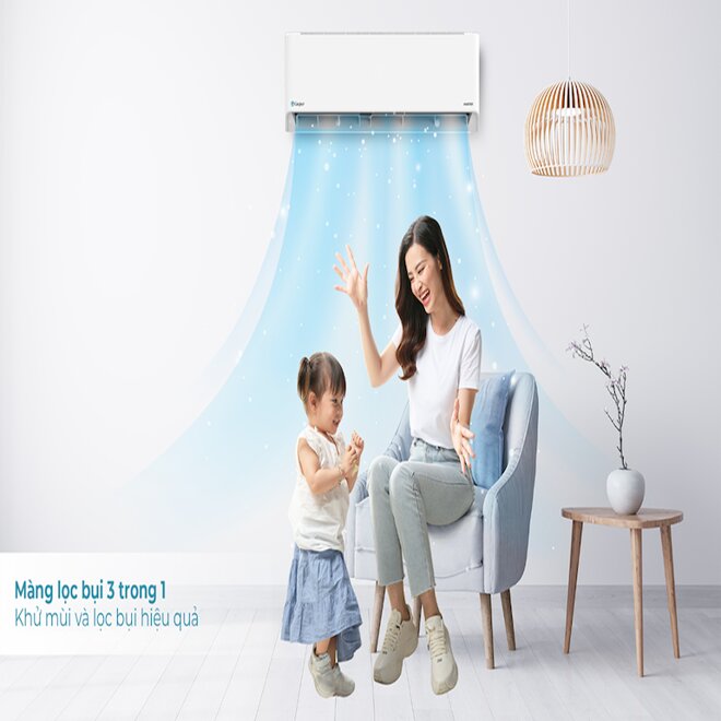 Điều hoà Casper Flagship lọc bụi mịn PM2.5 tiết kiệm điện