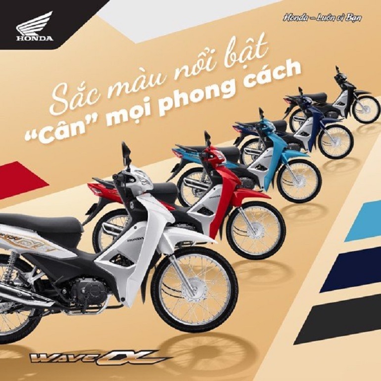 Giá xe Wave Alpha 2023  Honda  Minh Long Motor