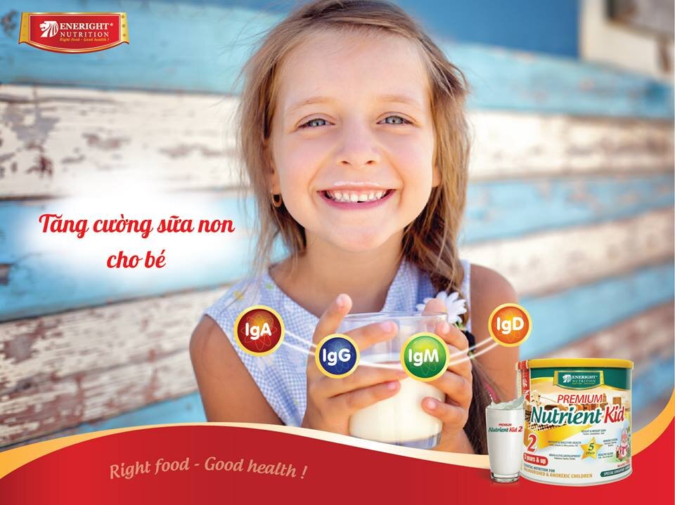  Dòng Sữa Nutrient Kid phù hợp cho những bé còi xương và suy dinh dưỡnG