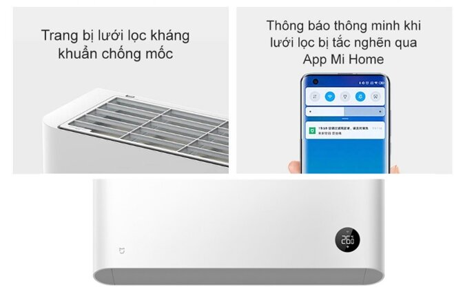 Điều hòa Xiaomi 18000 BTU 2 chiều inverter KFR-50GW/N1A3 - thiết bị 