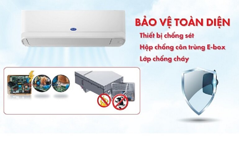 Khám phá 6 ưu điểm có ở điều hòa Carrier 42GCVBE013-703V 