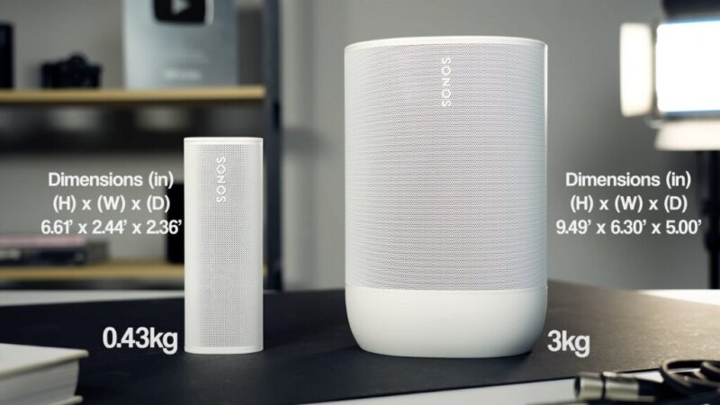 So sánh loa Sonos Roam 2 và Sonos Move 2 – Loa di động nào tốt hơn?