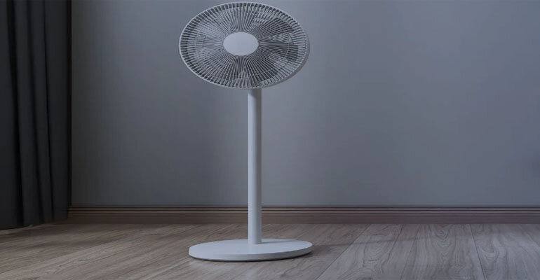 Xiaomi Smart Standing Fan có thể điều khiển từ xa thông qua app thông minh quạt tích điện Xiaomi Smart Standing Fan