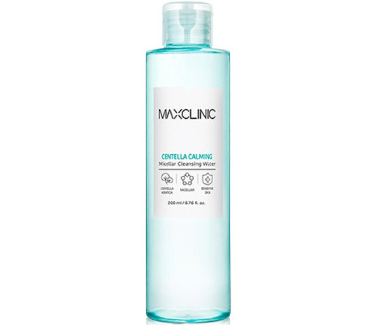 Nước tẩy trang rau má Maxclinic Micellar Cleansing Water Centella Calming