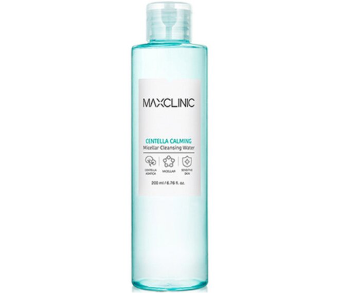 Nước tẩy trang rau má Maxclinic Micellar Cleansing Water Centella Calming