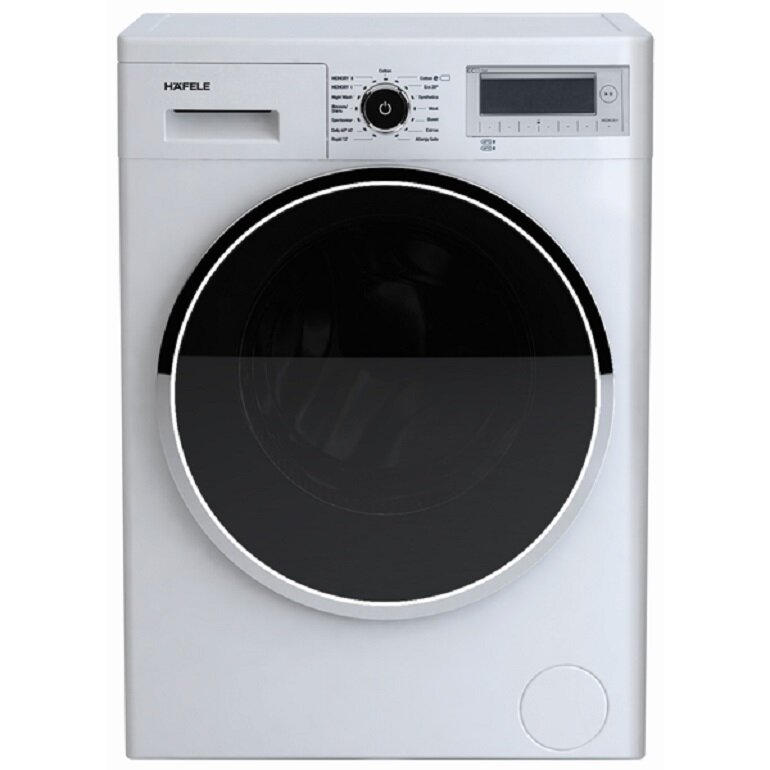 Thiết kế hiện đại cùng gam màu trắng thanh lịch của máy giặt Hafele 9kg