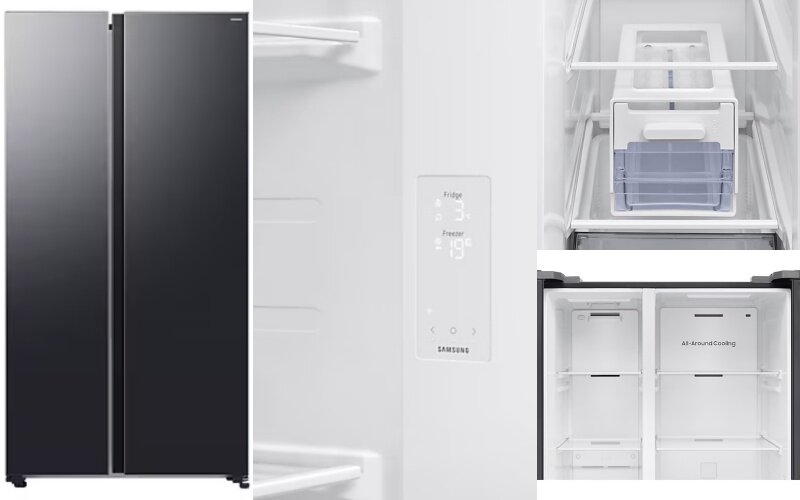 Tủ lạnh Samsung Side By Side Inverter 655 lít RS70F65Q3FSV được tích hợp công nghệ làm lạnh tiên tiến