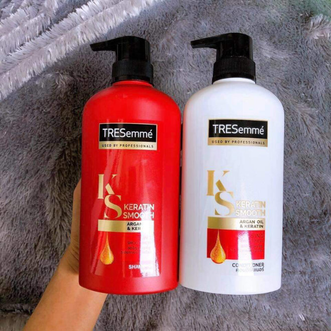 Dầu gội xả Tresemme đỏ