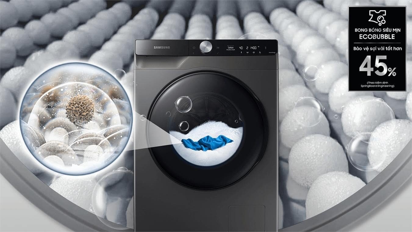 Tìm hiểu chế độ giặt của máy giặt Samsung 90TP54DSB