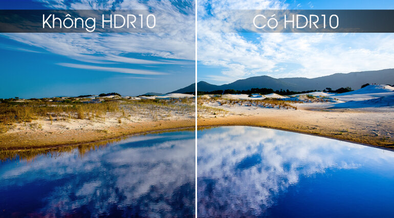 Dải màu rộng, độ tương phản cao với công nghệ Triluminos và công nghệ HDR10