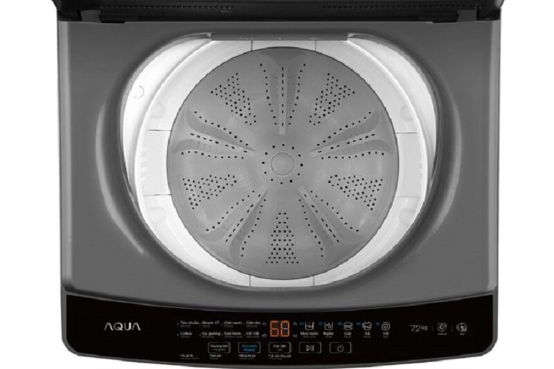 Máy giặt Aqua 7.2 kg AWM72-316K(S) giá chỉ 3 triệu đồng có đáng dùng?