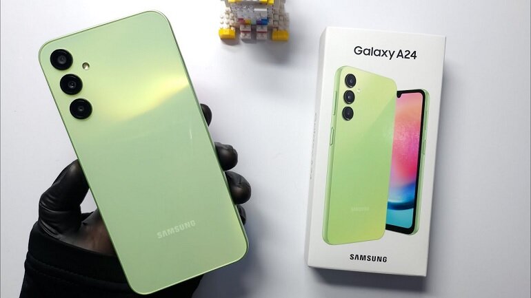 Đánh giá điện thoại Samsung Galaxy A24 thiết kế