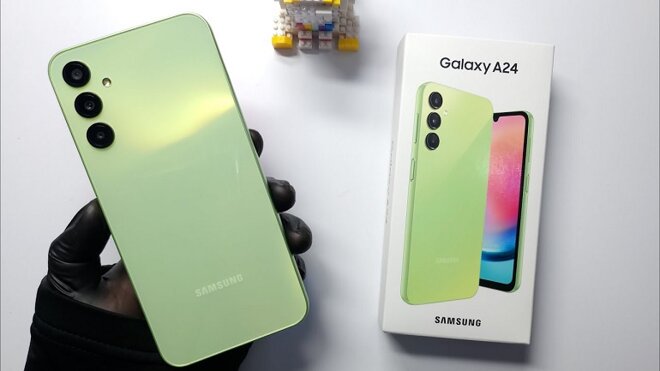 Đánh giá điện thoại Samsung Galaxy A24 thiết kế