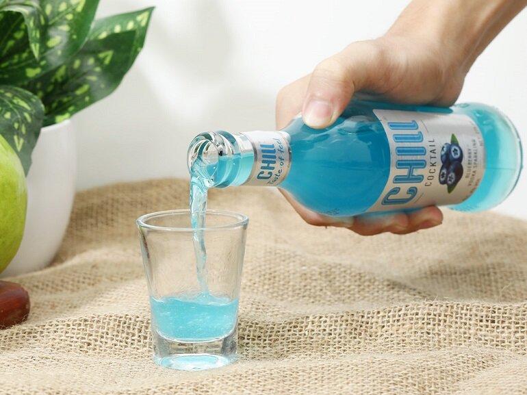 Chill Cocktail vị Blueberry Vodka Sparkling (Chill Việt quất)