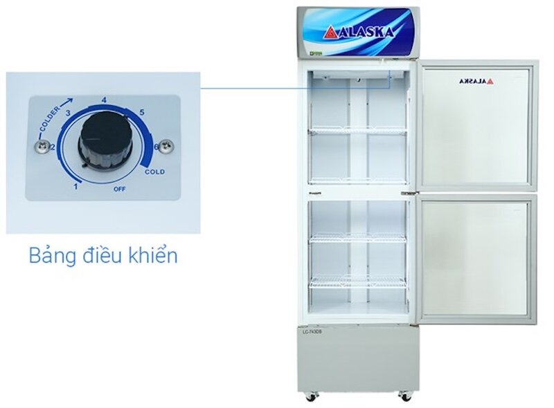 Tủ mát Alaska 2 cánh 450 lít LC743DB sự lựa chọn lý tưởng dành cho bạn