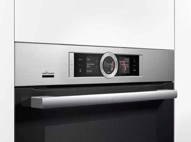 Lò nướng Bosch HBG6764S6B thiết kế màn hình cảm ứng TFT