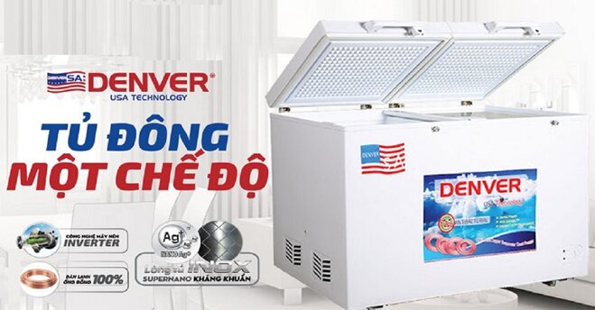 Có nên mua tủ đông lòng chống dính Denver AS-1500MD không? 