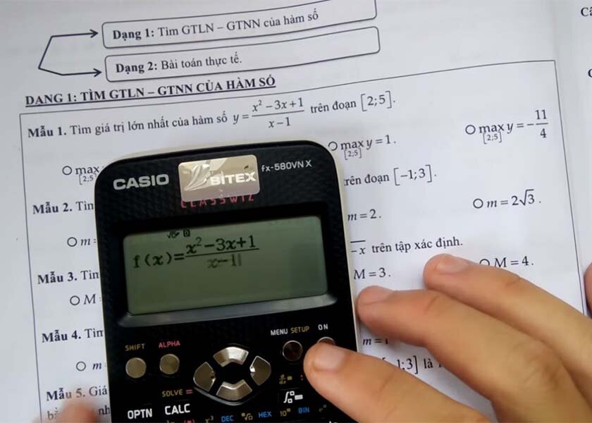 Casio 580VN X calculator