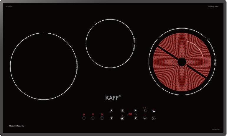 Bếp ba hồng ngoại điện từ Kaff KF-IC3801