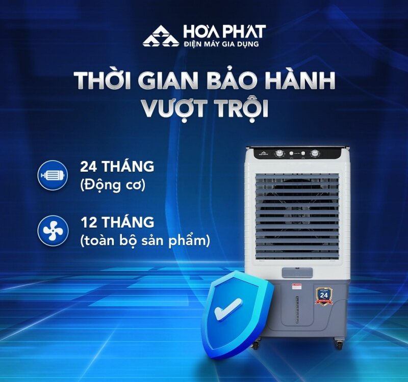 Thờ gian bảo hành vượt trội