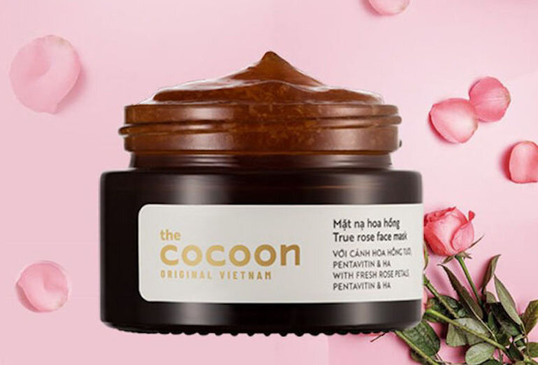 Mặt nạ gel hoa hồng True Rose Face Mask Cocoon