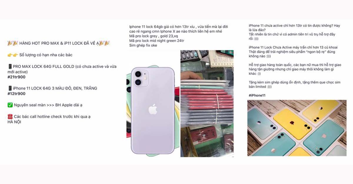 iPhone 11 lock khóa mạng giá rẻ 13 triệu đồng nhưng có nên mua không?